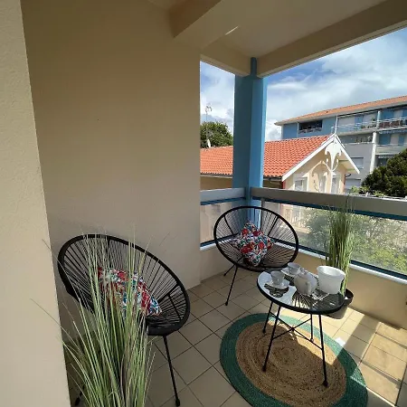 T2 Cosy A Arcachon, Proche Plage, Parking Securise, Balcon-terrasse, Menage Inclus - Fr-1-374-115 דירה